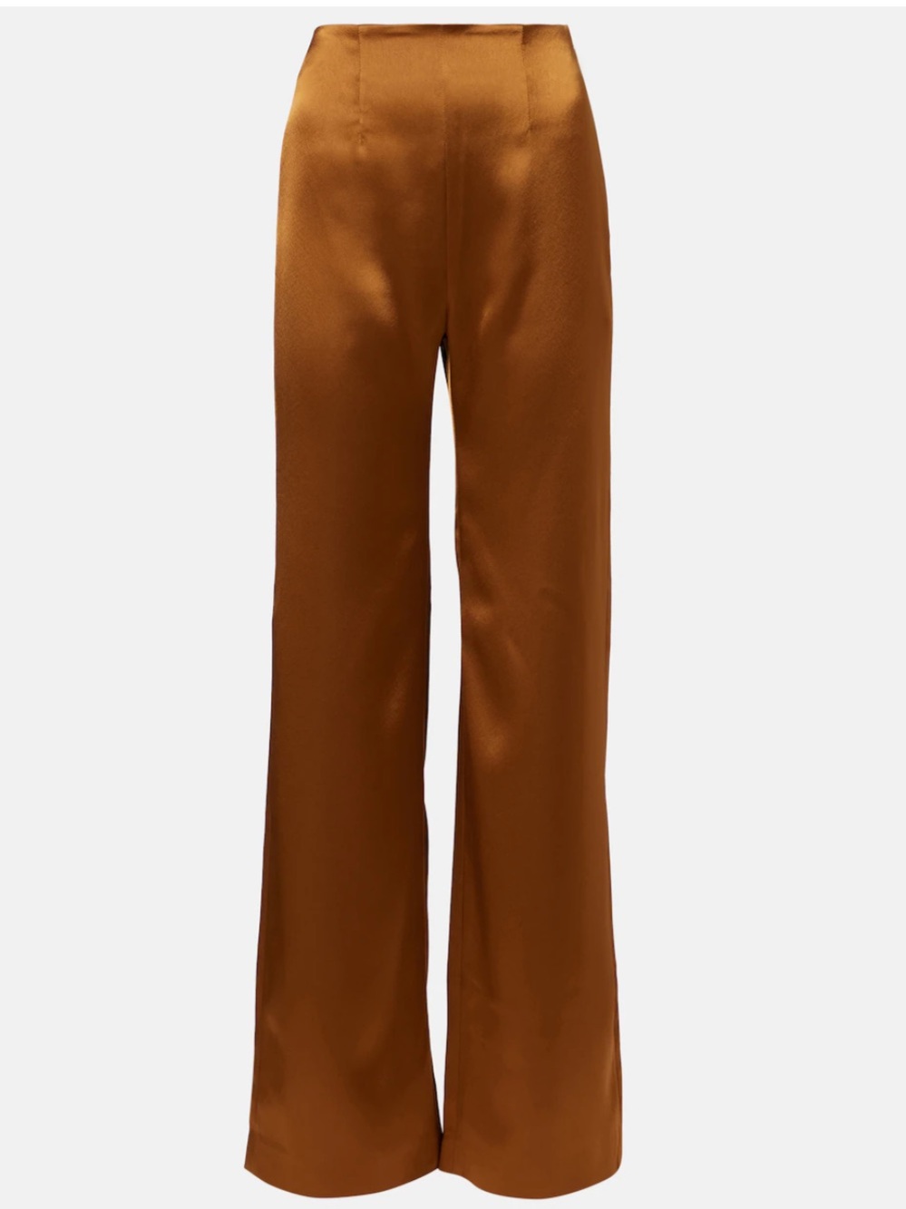 (NWT) Galvan London Satin Wide-Leg Pants in Toffee — Sister Moon